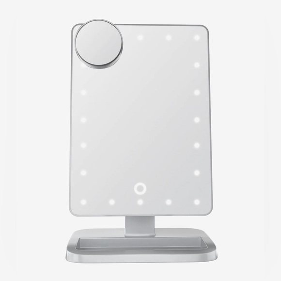 Other - Touch XL Dimmable LED Vanity Mirror w/Bluetooth Speakers-Silver-4 Available💋🪩